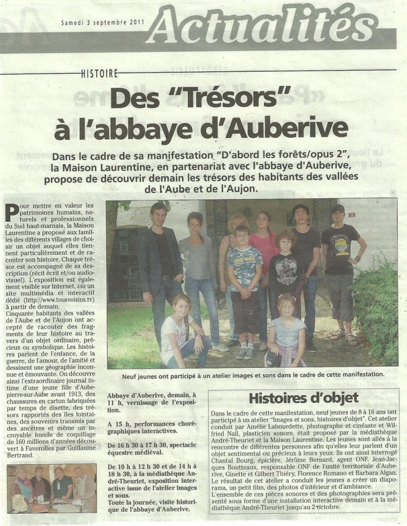 Des trésors à l'abbaye d'Auberive