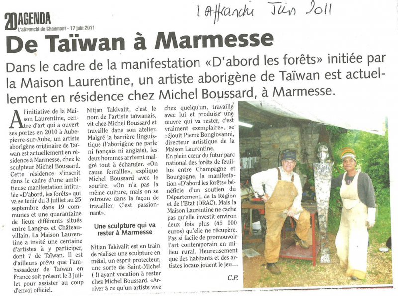 De Taïwan à Marmesse